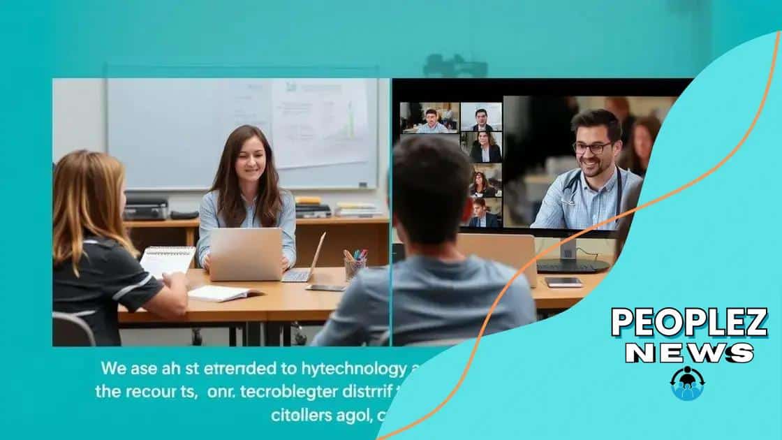 Challenges faced in hybrid learning environments