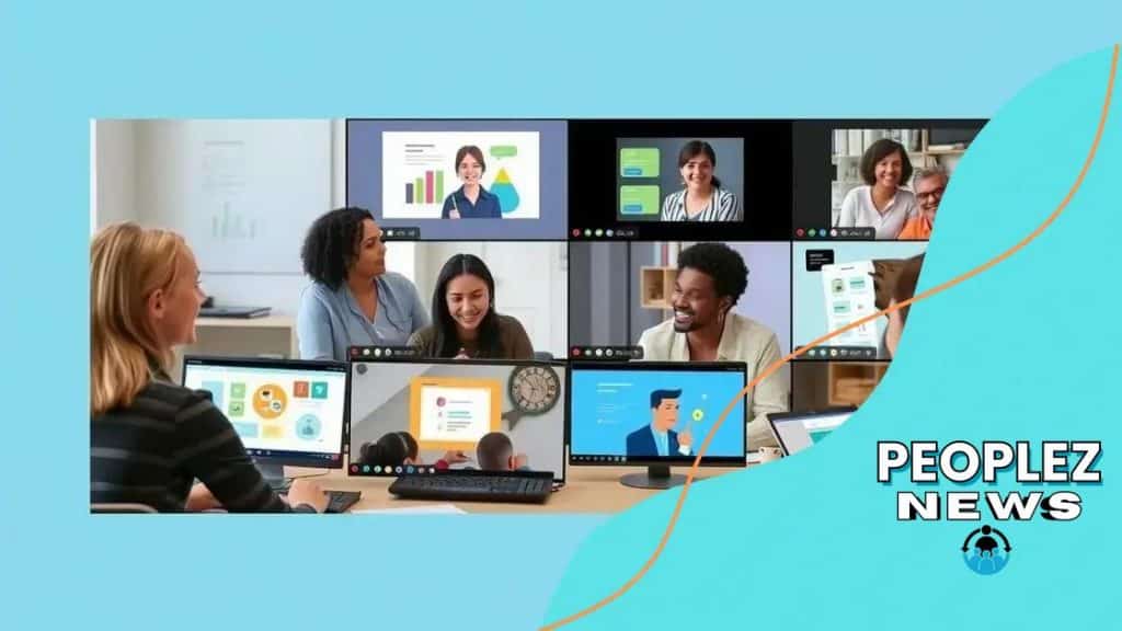 Collaborative online learning platforms for teachers